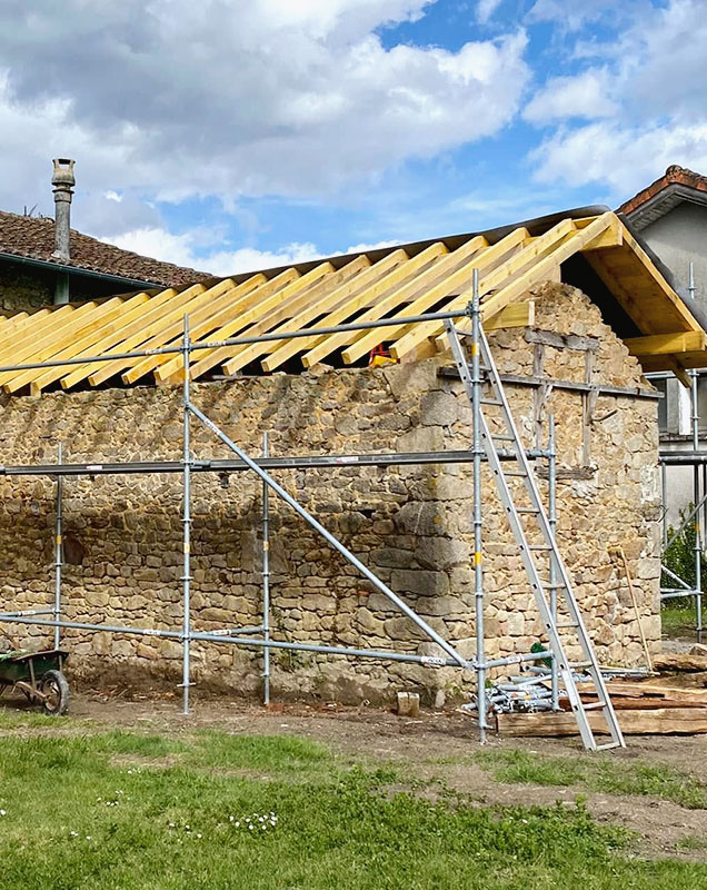 Travaux de couverture à Feytiat