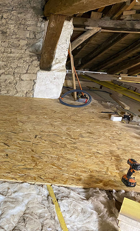 Façade rénovée avec isolation performante en Haute-Vienne